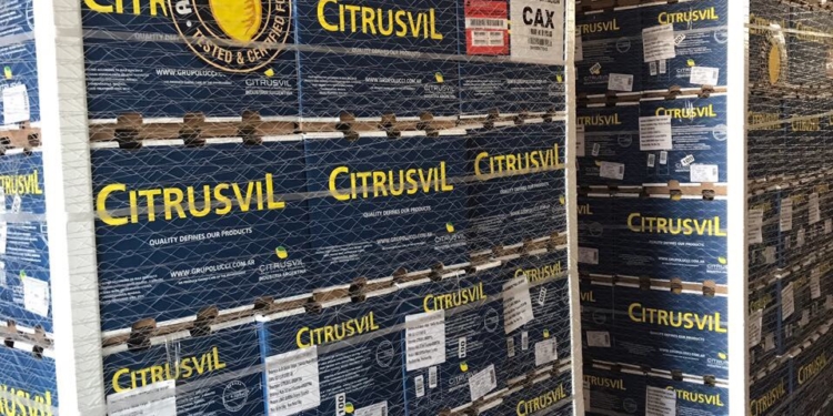 El Gobierno celebra el primer envío de cítricos a Brasil