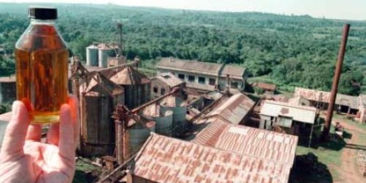 Los cultivos abandonados de la tierra colorada