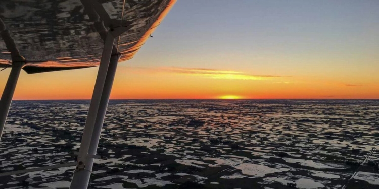 El campo de Bolívar que de golpe se transformó en una isla