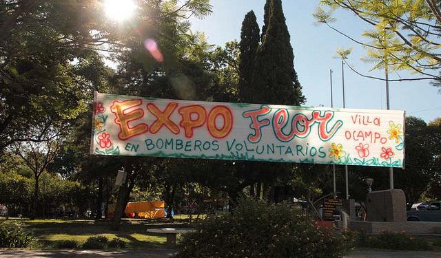 La fiesta de la flor, muy lejos de Escobar, en el norte de Santa Fe