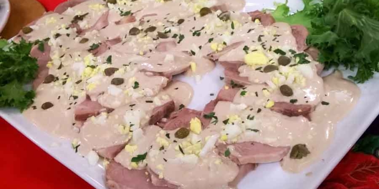Vitel toné, un clásico navideño que la va de francés pero que viene del Piamonte