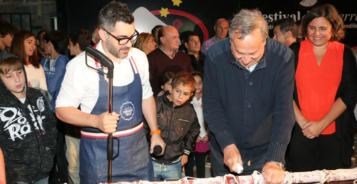 Sergio Fernández: La marca Tandil en el salame más largo del mundo