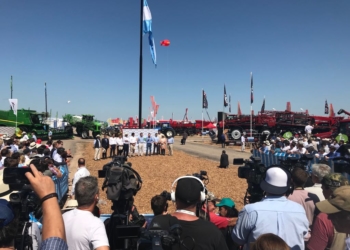 Macri en Expoagro: con el caramelo de la “simplificación” y una soga para los afectados por la sequía