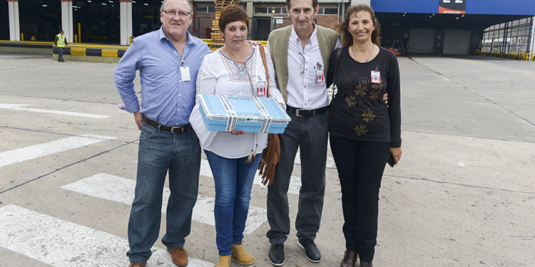 Eladia Weber: “Esta exportación de abejas reinas es la primera que se hace en Entre Ríos”