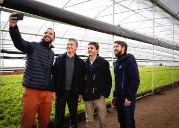 El emprendimiento hidropónico que logró una ‘selfie’ con Macri