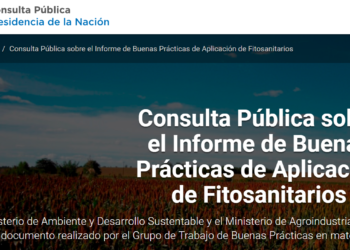 Ya se pueden sugerir medidas para regular las aplicaciones de agroquímicos