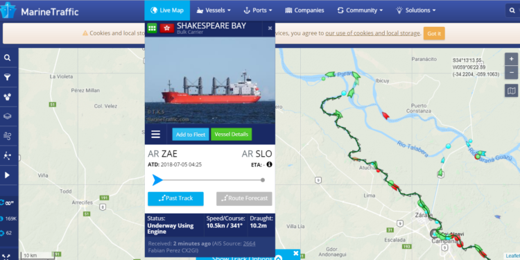 Poné los ravioles, vieja. Llegó la soja de los Estados Unidos