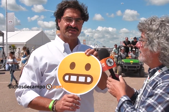 Los emoji del agro: Leonardo Sarquís eligió 😬 y 😍
