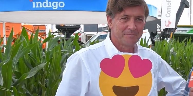 Los emoji del agro: Carlos Becco, de Indigo, está 😍 de su proyecto