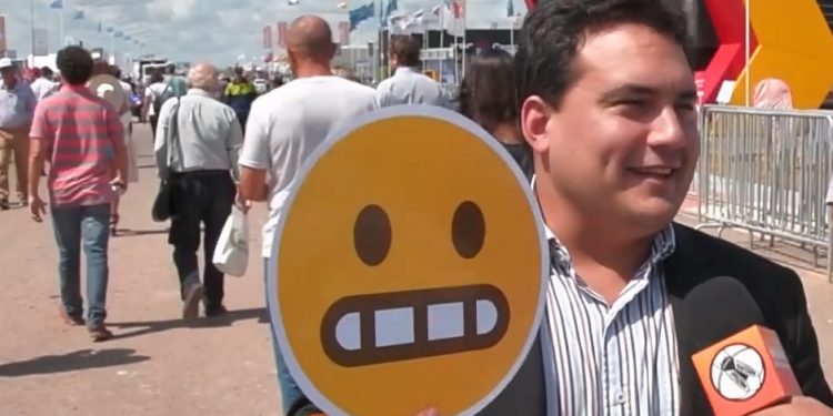 Los emoji del agro: David Miazzo, de FADA, eligió 😬 porque el gobierno puso reversa
