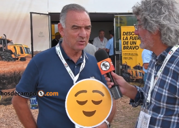 Los emoji del agro: José María López, de Pauny, está 😌 por mejores ventas de tractores
