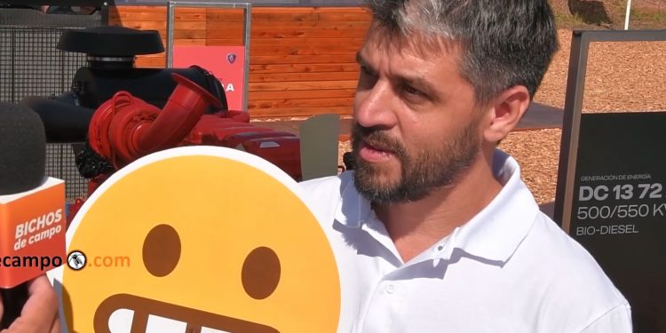 Los emoji del agro: Lucas Woinilowicz, de Scania, está 😬 porque será complicada la venta