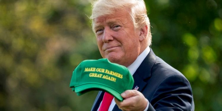 En la guerra a las trumpadas con China, EE.UU. promete elevar 25% los subsidios agrícolas