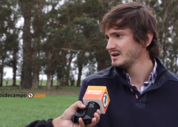 (de nuestro archivo) Agustín Barbera, extensionista del INTA, ayuda a los productores a encarar “la transición hacia la agroecología”