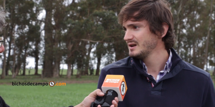 (de nuestro archivo) Agustín Barbera, extensionista del INTA, ayuda a los productores a encarar “la transición hacia la agroecología”