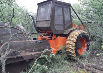 El INTA desarrolló un rolo autopropulsado para fomentar sistemas silvopastoriles sustentables en los bosques del Gran Chaco