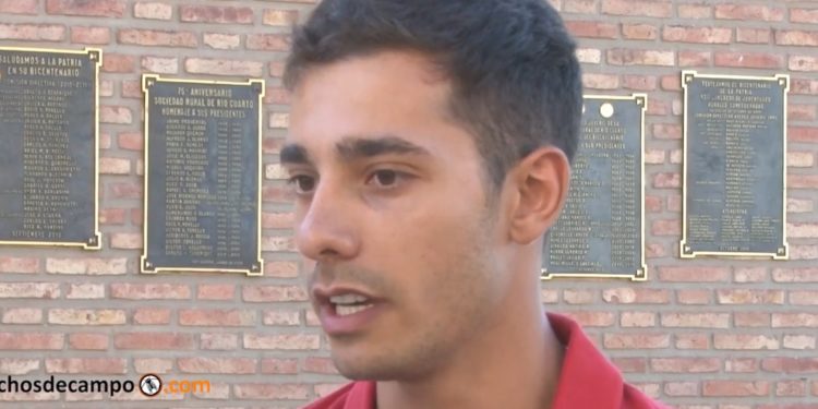 "No se tiene en cuenta el sacrificio y los imprevistos del productor agropecuario", siente el joven Juan Bautista Casale