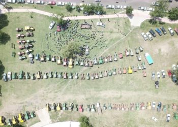 Los tractores en Pergamino hicieron sentir el malestar de los productores por la mayor presión fiscal