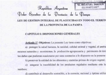 El gobierno de La Pampa quiere imponer vedas de 500 metros para la aplicación terrestre de agroquímicos