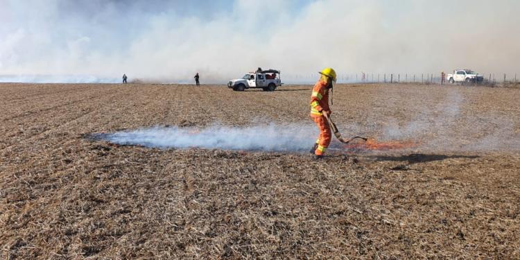 Denuncian que quemaron “intencionalmente” el campo del vicepresidente de CRA