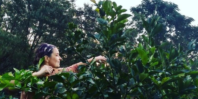 Trini recibe visitantes y cocina para ellos en Udaquiola, donde los cielos permanecen puros