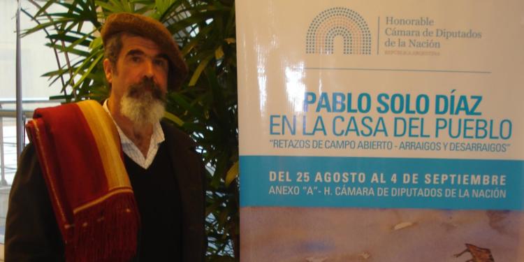 Pablo Solo Díaz, pintor y payador: “Creo que el campo esconde y tapa una historia compleja, interesantísima y densa”