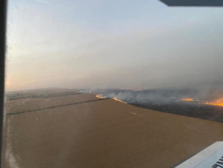 ¿Fue intencional? Un incendio consumió 1.350 hectáreas y una familia productora perdió maíz y soja por casi 1 millón de dólares