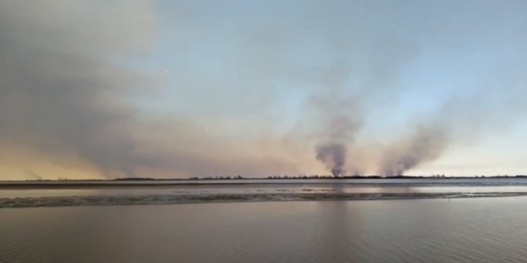 Desde las Islas del Ibicuy, Marcelo Settimio aclara que “la gran mayoría de los incendios no son iniciados por productores”