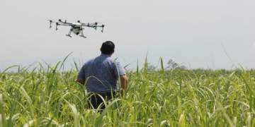 Nicolás Bergmann es especialista en el manejo de drones y satélites para uso agrícola: “Mirar el lote desde arriba te permite ver un montón de cosas para ajustar”