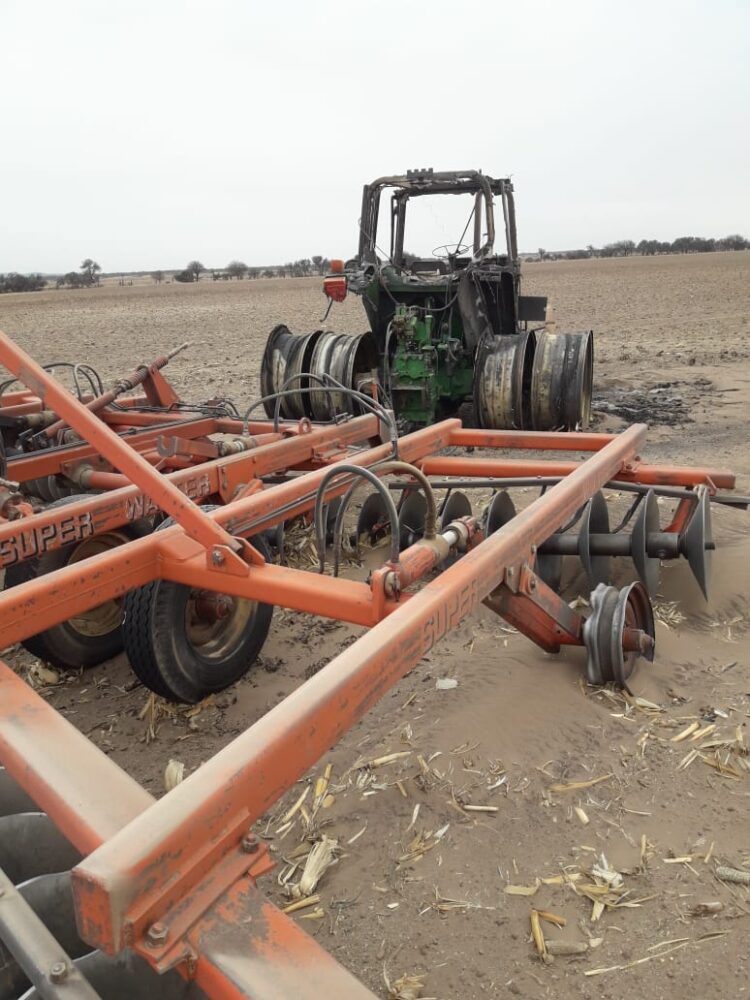 A Jorge Cignetti se le quemó el campo en San Luis, mientras la política le impedía ingresar: “Lo más preciado que teníamos era la cobertura, que es la vida del suelo”