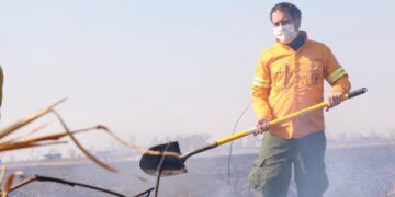 El Ministerio de Ambiente asegura que “con el desplazamiento de la ganadería el problema de los incendios en el Delta se agravó y se volvió masivo y recurrente”