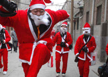 Feliz Navidad: Este año Papa Noel vino desde China