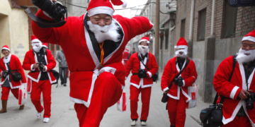 Feliz Navidad: Este año Papa Noel vino desde China