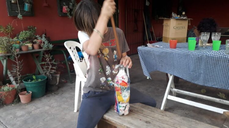 En plena pandemia, la “Biopandilla de la 17” decidió comenzar a limpiar los caminos rurales de San Andrés de Giles