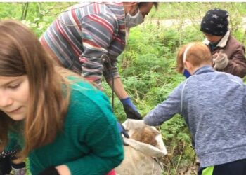 En plena pandemia, la “Biopandilla de la 17” decidió comenzar a limpiar los caminos rurales de San Andrés de Giles