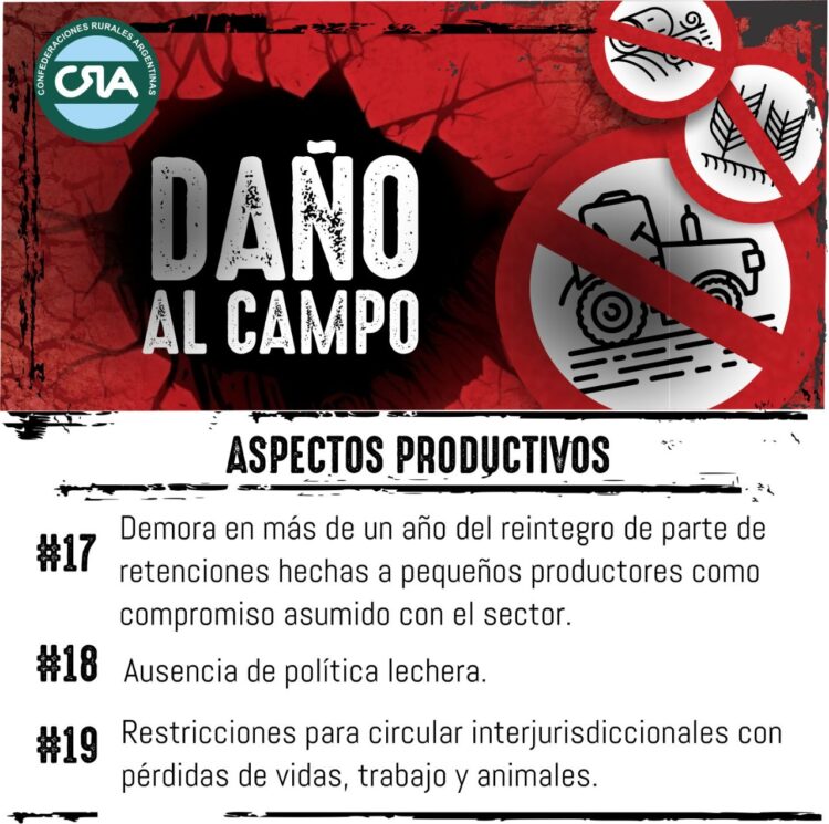 El balance del ruralismo: CRA lanzó un almanaque 2020 cargado de cuestionamientos a la gestión de Alberto Fernández