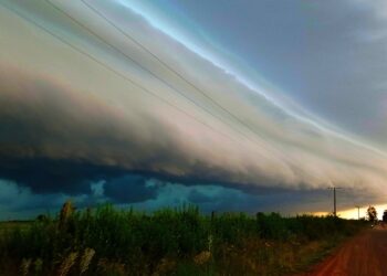 La historia detrás de la foto: Una tormenta que metía miedo