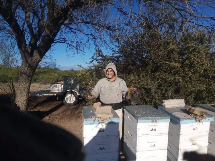 Breve pero intensa historia de un apicultor de San Juan: “Cuanto más conozco a la gente, más amo a las abejas”, nos dice Sergio Fernández