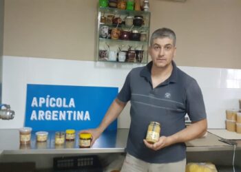 Breve pero intensa historia de un apicultor de San Juan: “Cuanto más conozco a la gente, más amo a las abejas”, nos dice Sergio Fernández