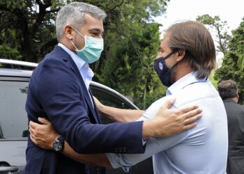 Buena suerte Argentina: Lacalle Pou y Mario Abdo se reunieron para llevar a cabo una “flexibilización” comercial del Mercosur