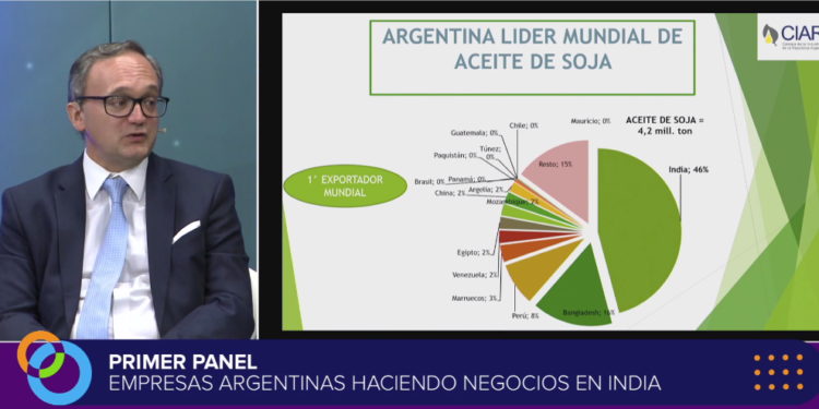 Idígoras: “Cada indio que mejora su calidad de vida, compra aceite de girasol”