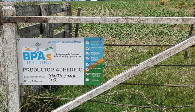 En Córdoba sigue creciendo el programa de BPA: “Al productor hay que protegerlo y estimularlo”, afirma Busso