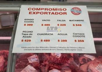 Anuncian que el acuerdo por los cortes vacunos más baratos se extenderá otros 15 días