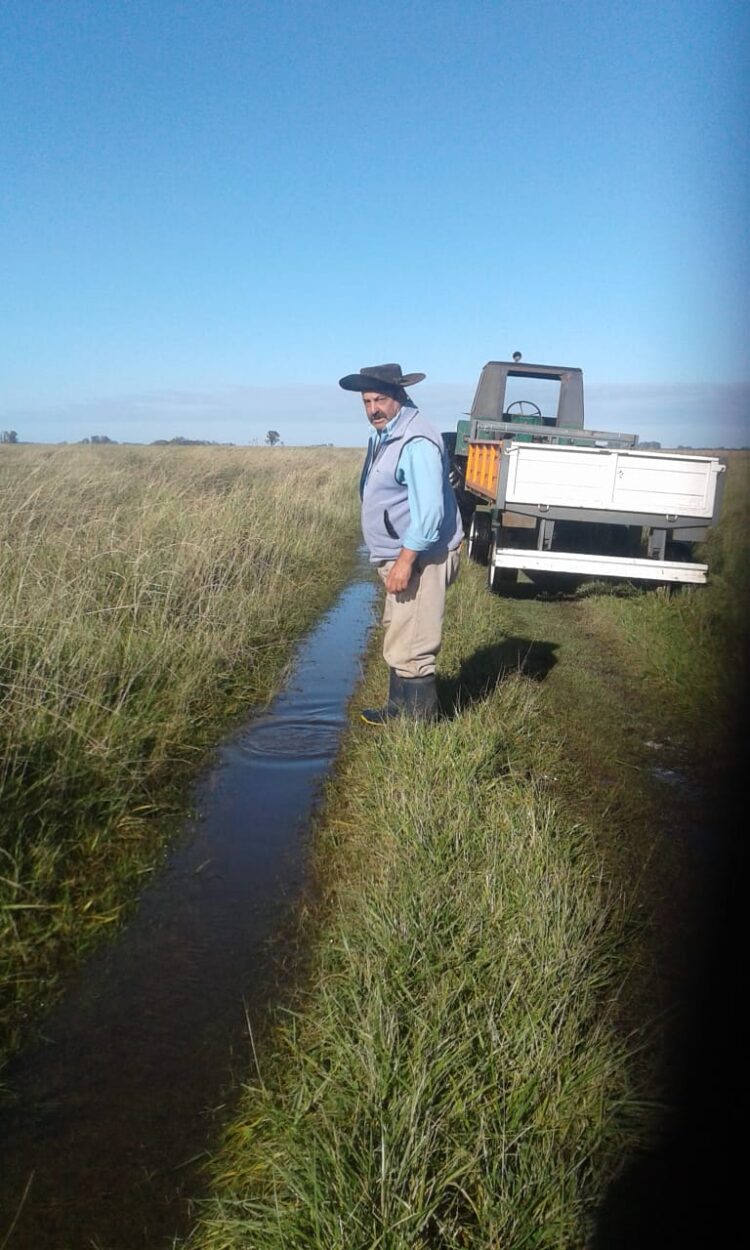 Vivir en un campo cercado por el agua: El duro relato de un matrimonio que trabaja en un establecimiento ganadero en Azul