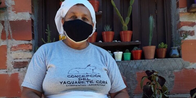 Reina es cocinera en los Esteros del Iberá y llevó la comida correntina hasta la Casa Rosada: “Yo soy peona y patrona de mí misma”