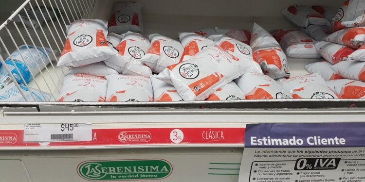 Argentina contra el Hambre: El consumo de leche fresca cayó un 20% en lo que va del año a pesar de los “precios cuidados”