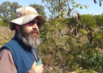 Martín Barros produce semillas bajo la llamada agricultura natural: “Se basa en el ‘no hacer’, que no significa tumbarse en la hamaca paraguaya sino ‘no hacer’ en contra de la naturaleza”