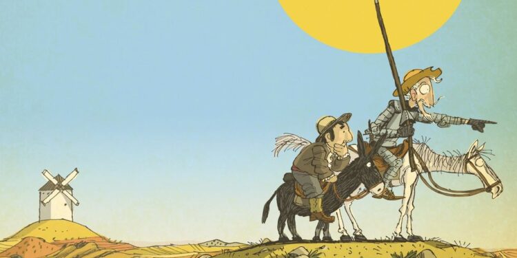 Cual Quijote y Sancho, los ministros Kulfas y Basterra aprenden lecciones básicas sobre la carne para dar batalla contra los molinos de viento