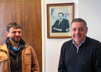 Juntos Todos Juntos: Alfredo De Angeli se reunió con Juan Grabois para hablar sobre un proyecto de colonización de tierras fiscales