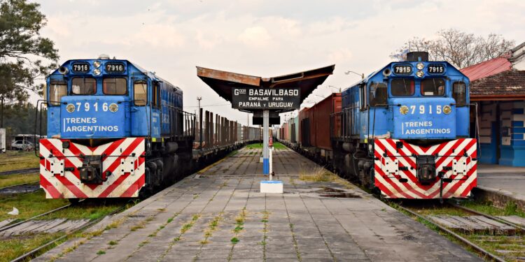 Sigue creciendo la carga transportada por los trenes estatales pero con una participación decreciente de los productos agrícolas